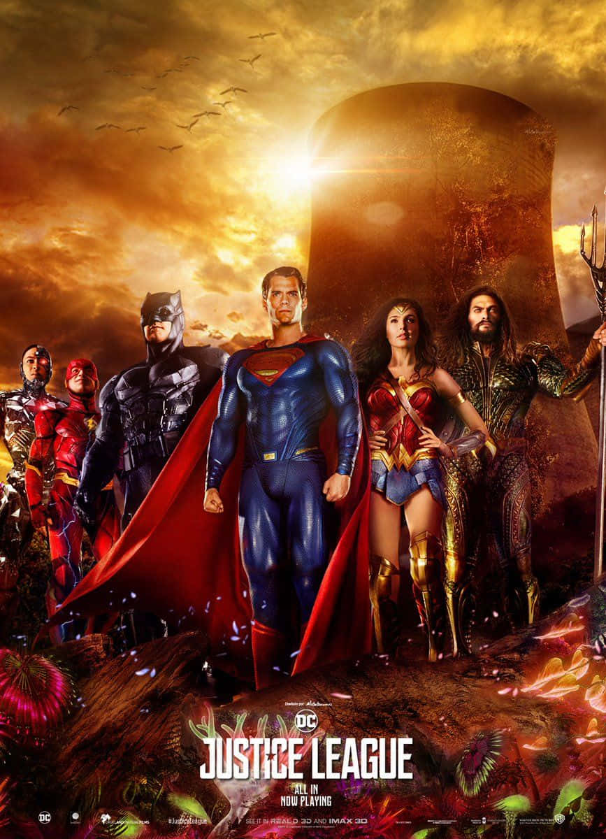 The Justice League Unites in Zack Snyder's Vision Wallpaper