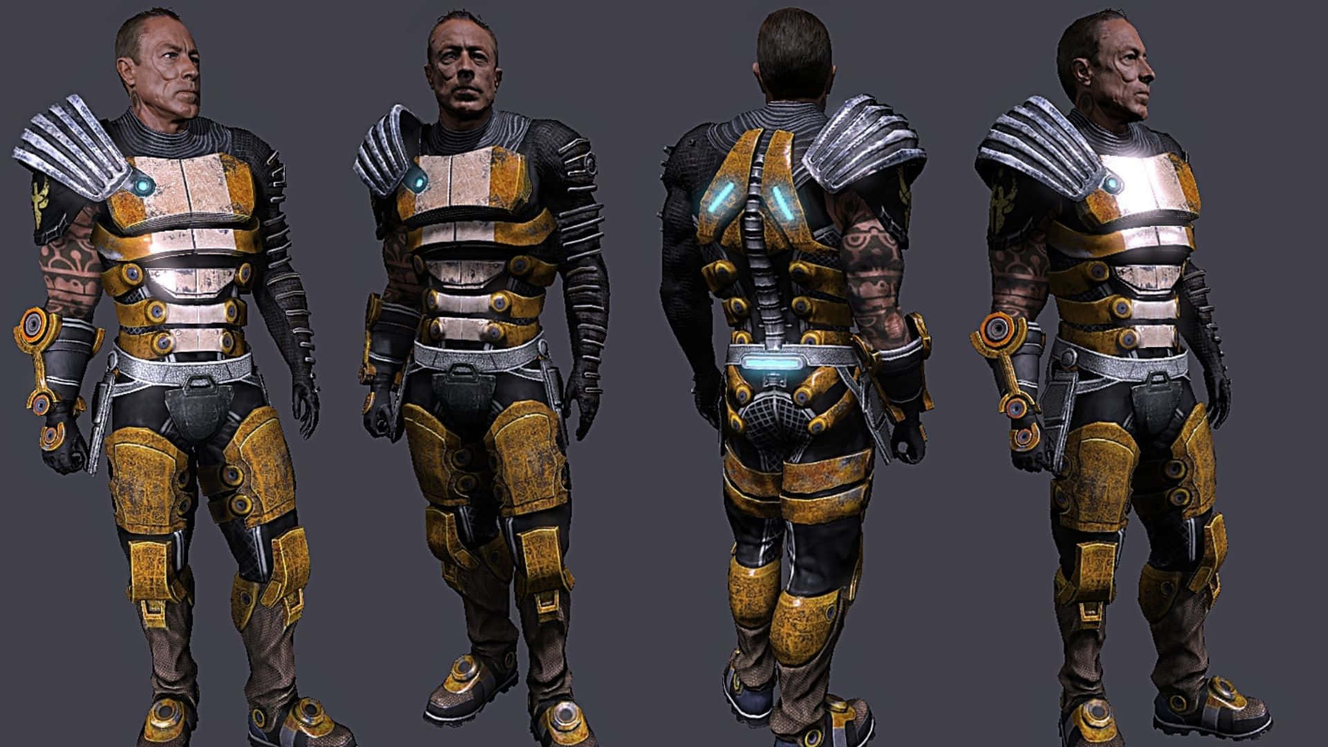 Zaeed Massani - Experienced Mercenary of the Mass Effect Universe Wallpaper