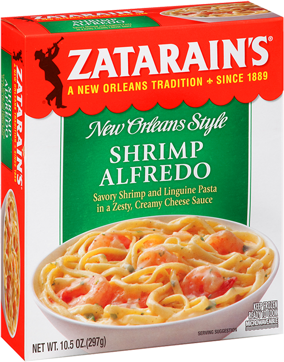Zatarains Shrimp Alfredo Box PNG