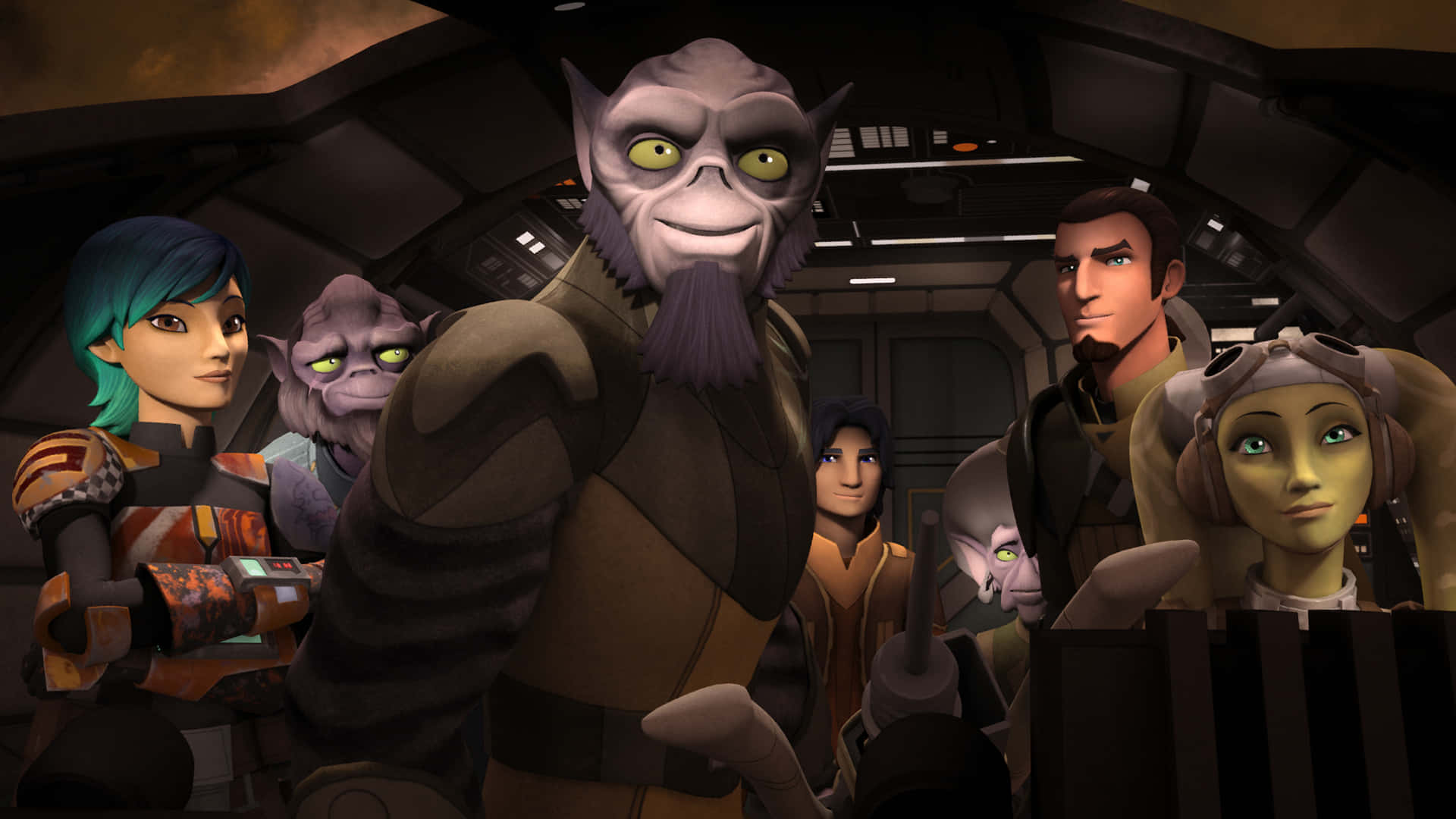 Zeb Orrelios, a youthful and assertive intergalactic soldier." Wallpaper