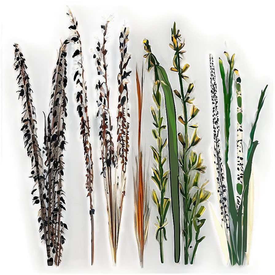 Zebra Grass Ornament Png 3 PNG
