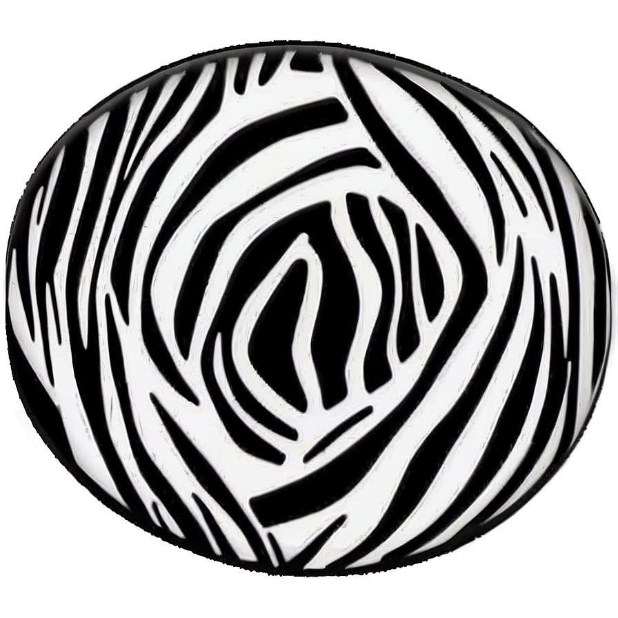 Zebra Print Outline Png Kax20 PNG