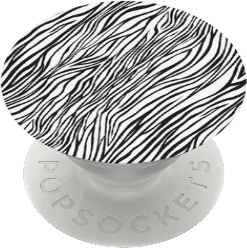 Download Zebra Print Pop Socket Design | Wallpapers.com