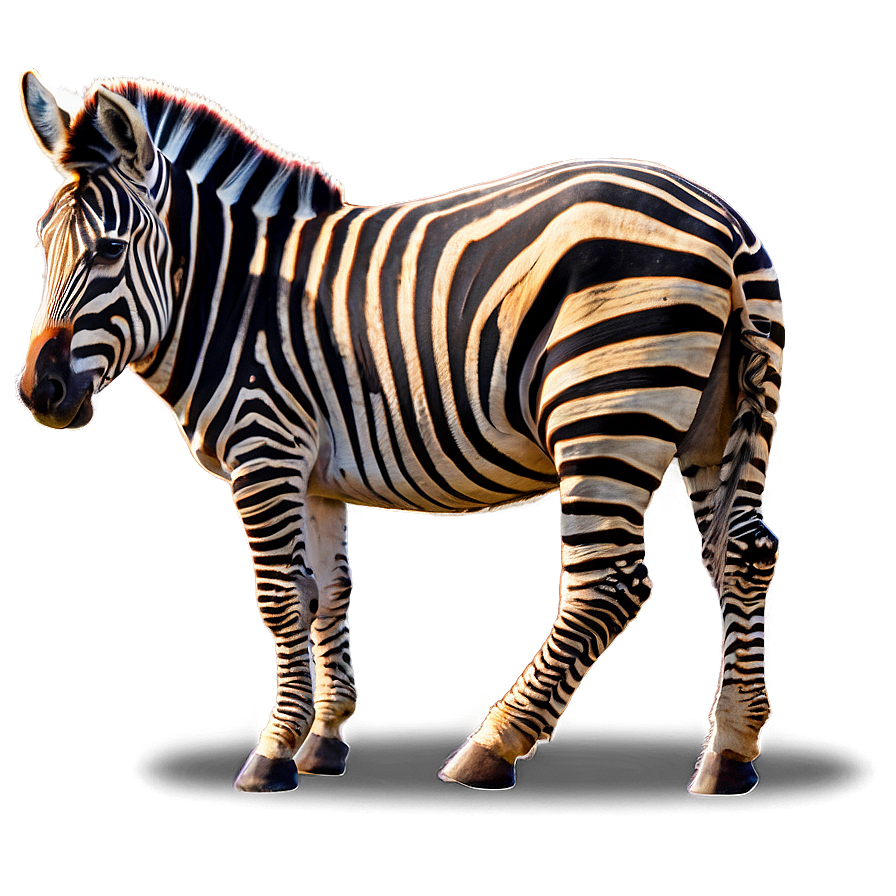 Zebra Side Pose Png Ihp PNG