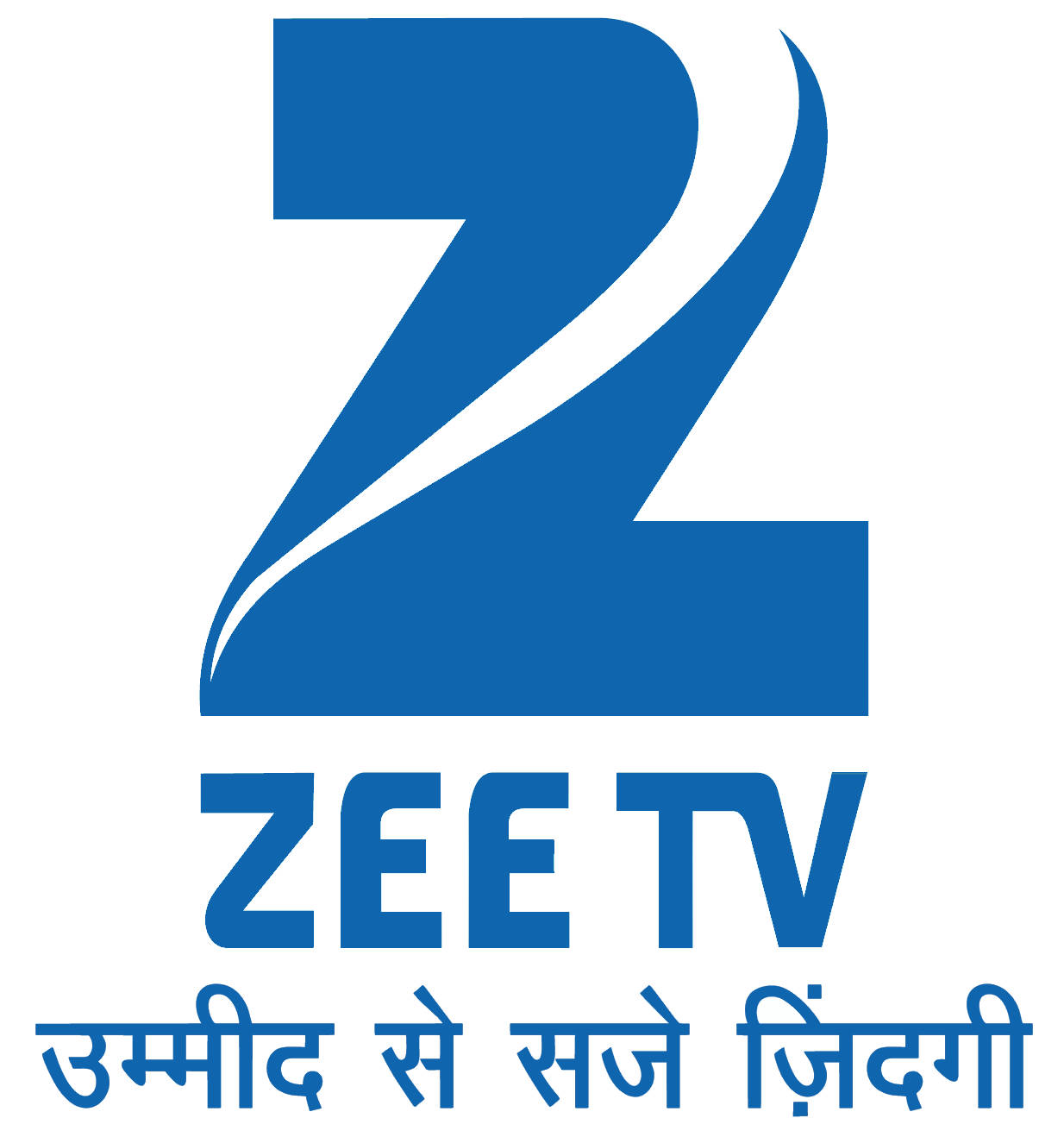 Zeetv Vecchio Logo Blu Sfondo