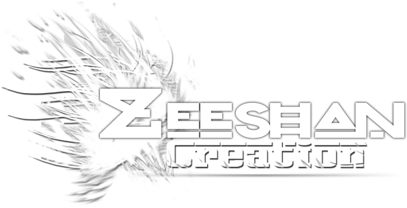 Zeeshan Creation Logo Exploding Effect PNG