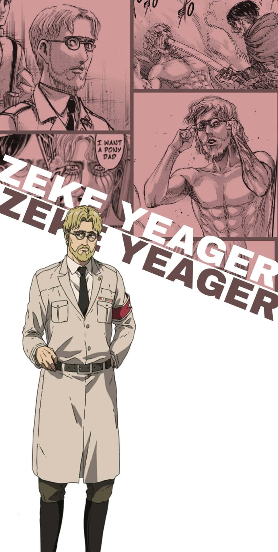 The Bold And Brave Zeke Yeager" Wallpaper