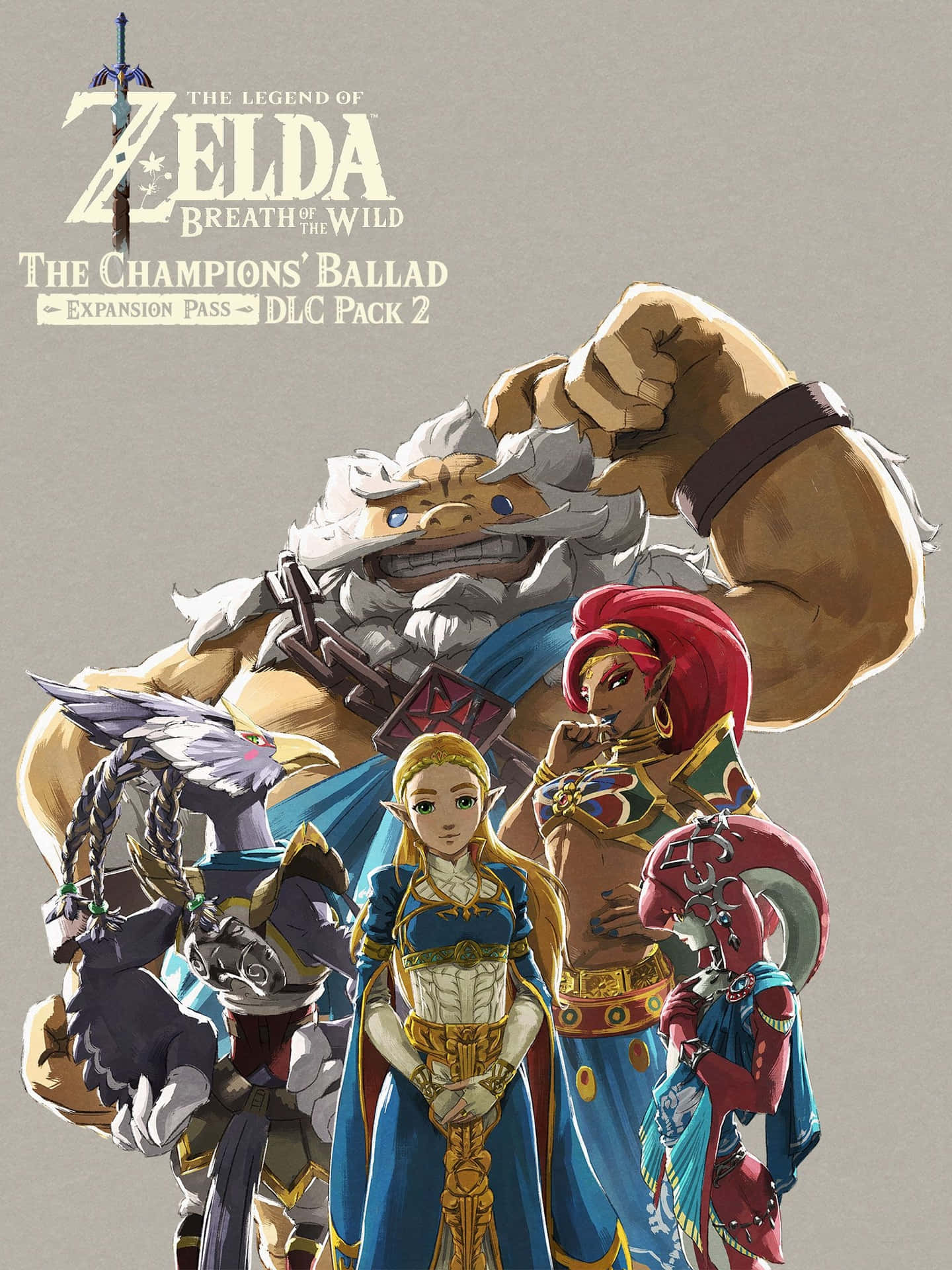 Zelda Botw Poster Princess Zelda At Front Wallpaper