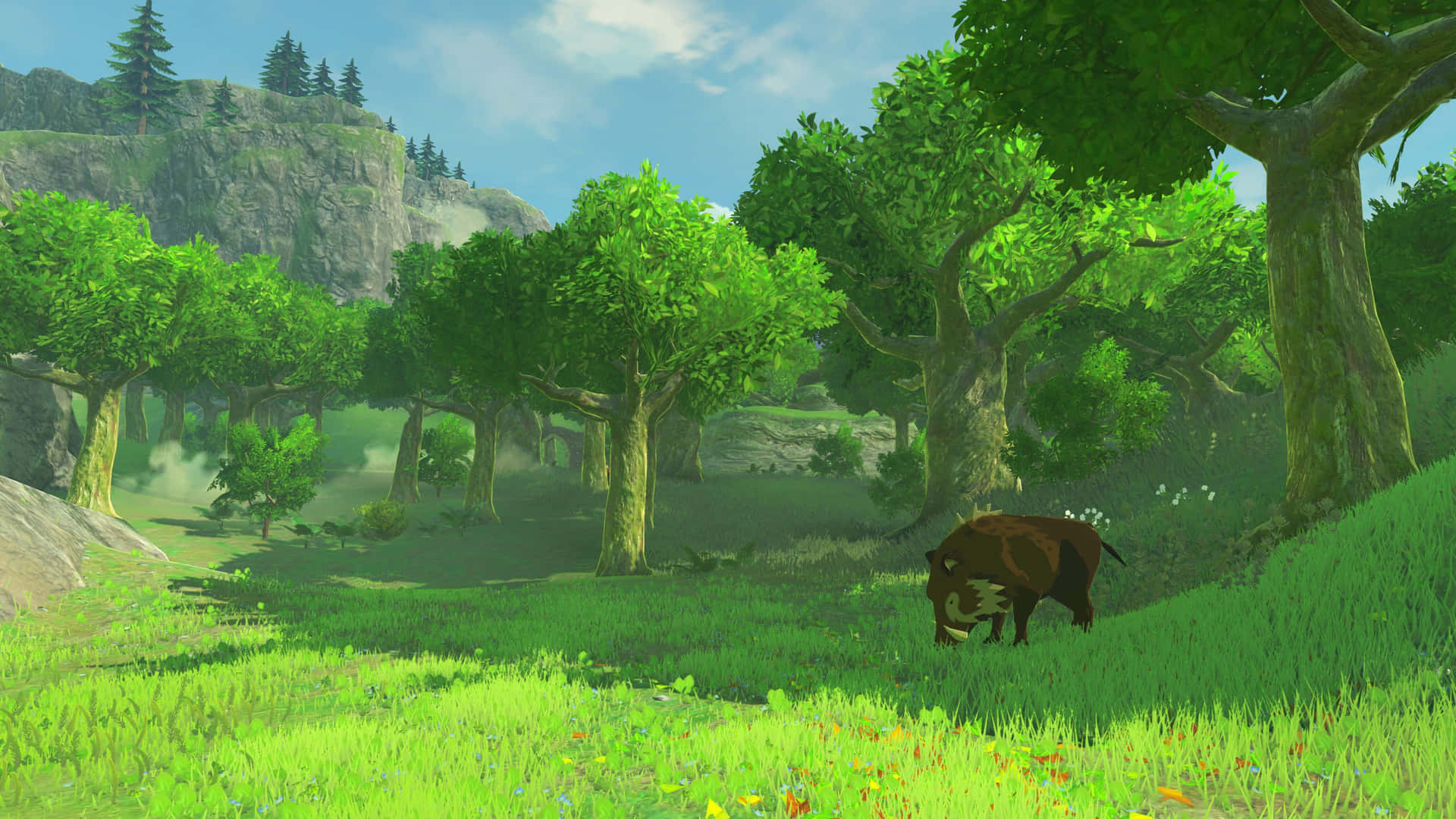 Zeldabreath Of The Wild 4k Naturaleza Fondo de pantalla