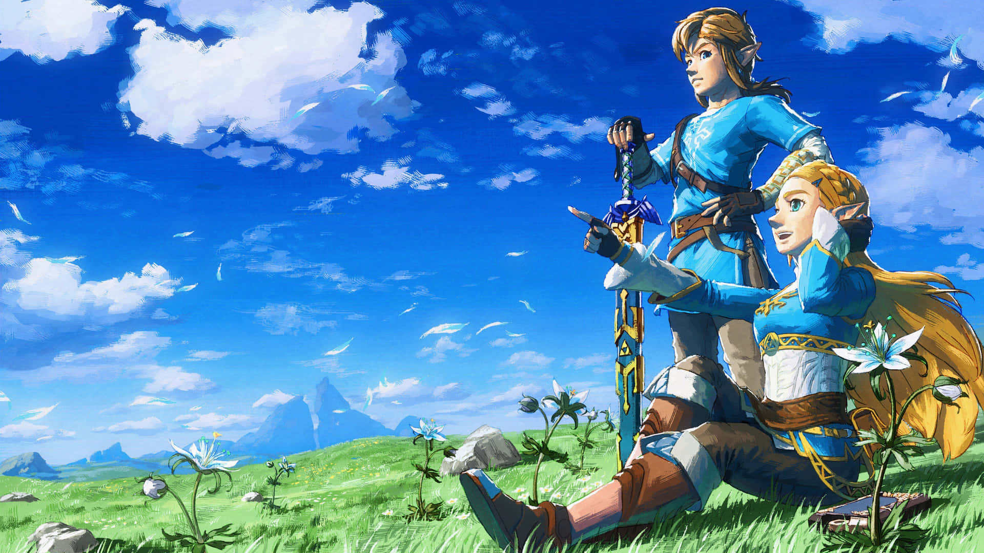 Uppleväventyret Zelda: Breath Of The Wild I En Fantastisk 4k-kvalitet! Wallpaper