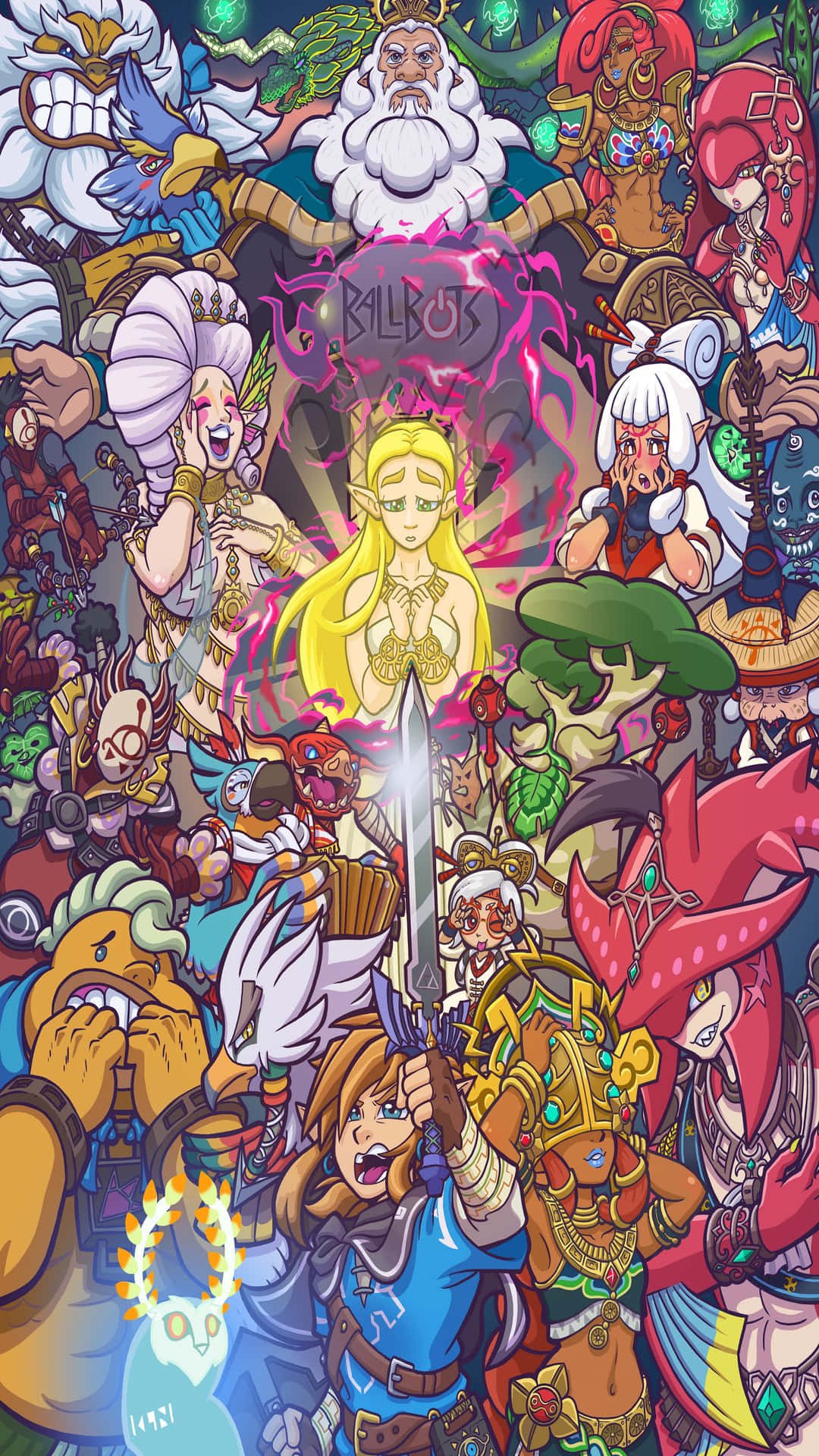 Discover a whole new world with Zelda Phone Wallpaper