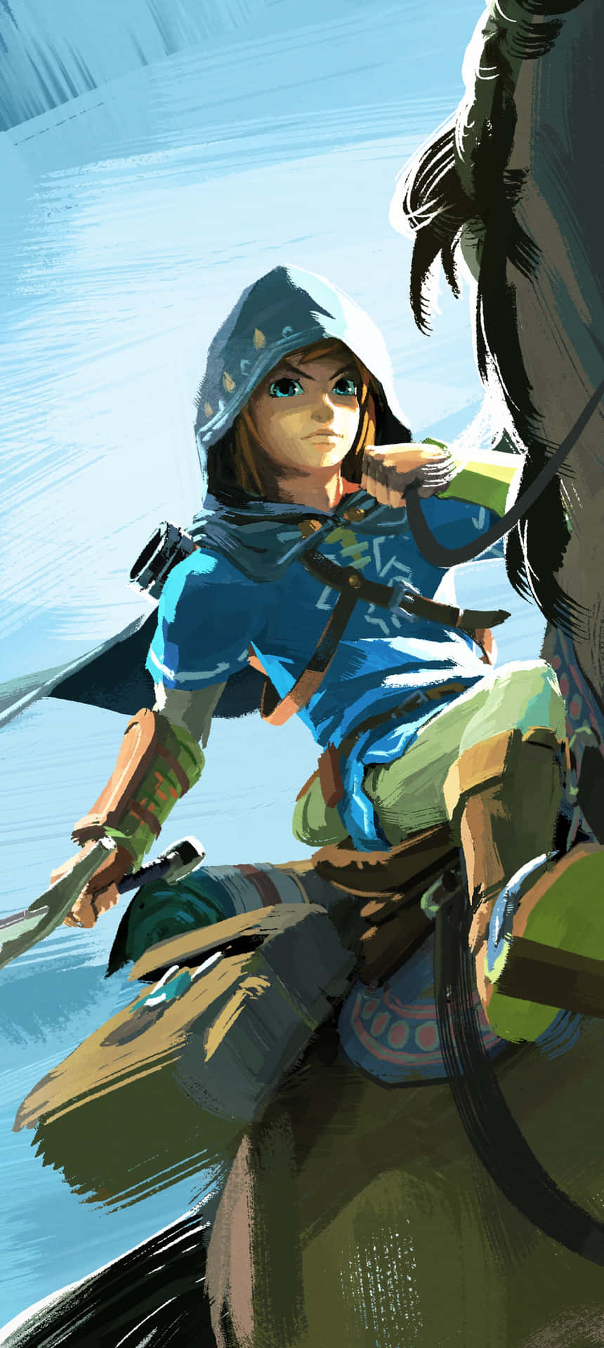 Udforsk verden af Zelda på din telefon. Wallpaper