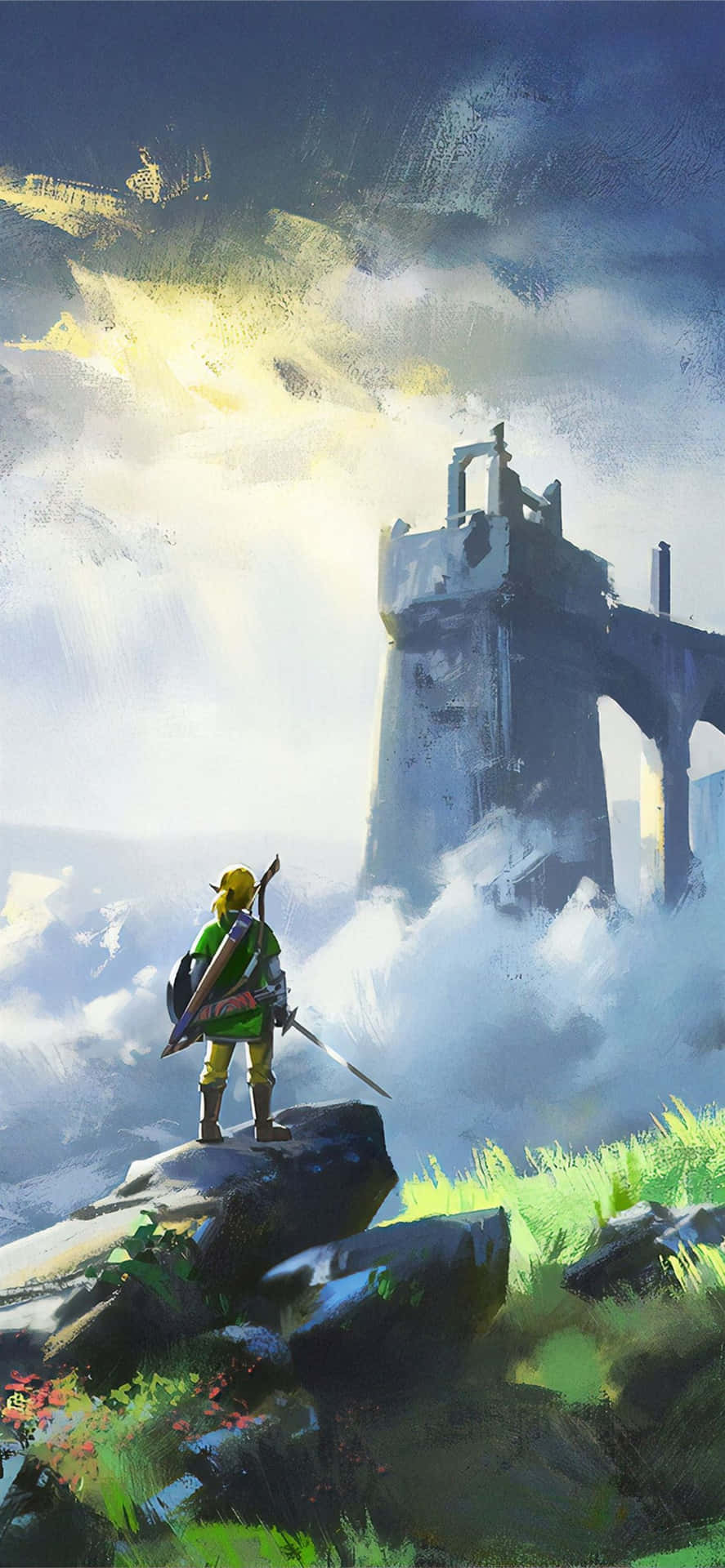Ej den nye Zelda-telefon! Wallpaper