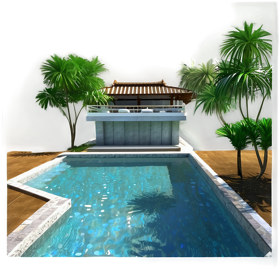 Zen Inspired Swimming Pool Png 21 PNG