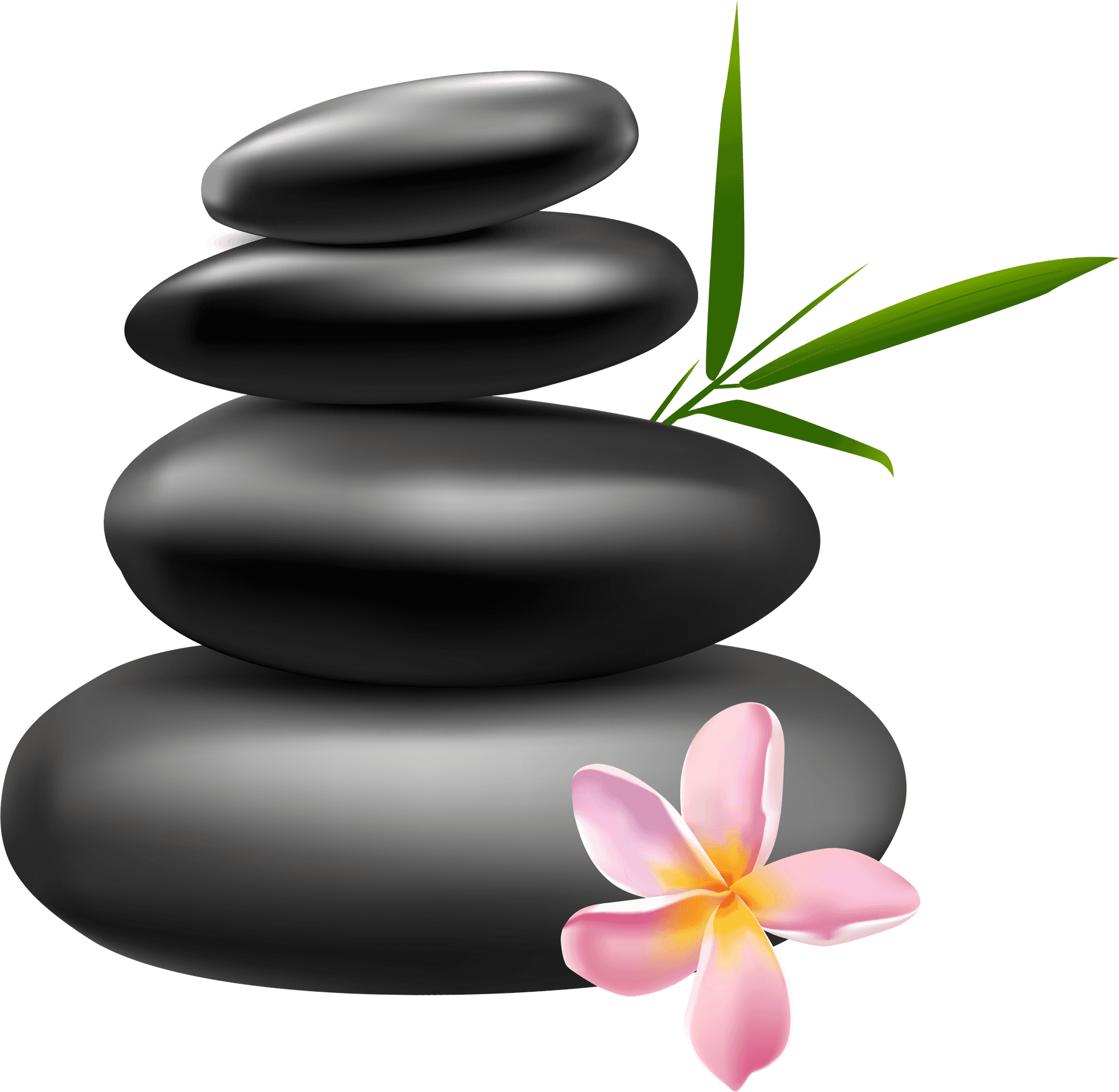 Zen Spa Stonesand Flower PNG