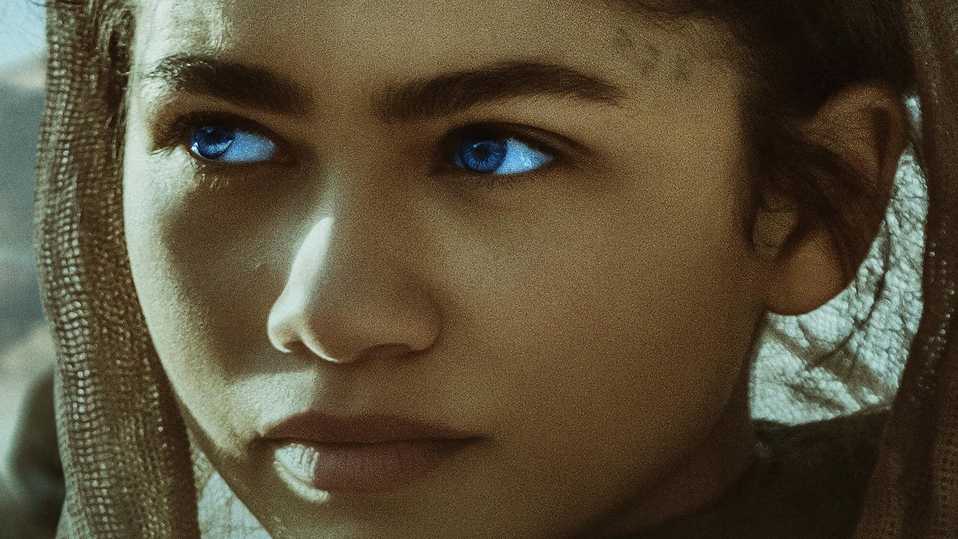 Zendaya som Chani til Dune 2021 tapet Wallpaper