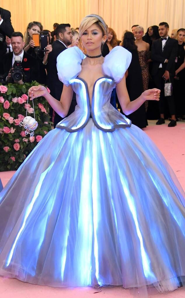 Zendaya Cinderella Gown Background