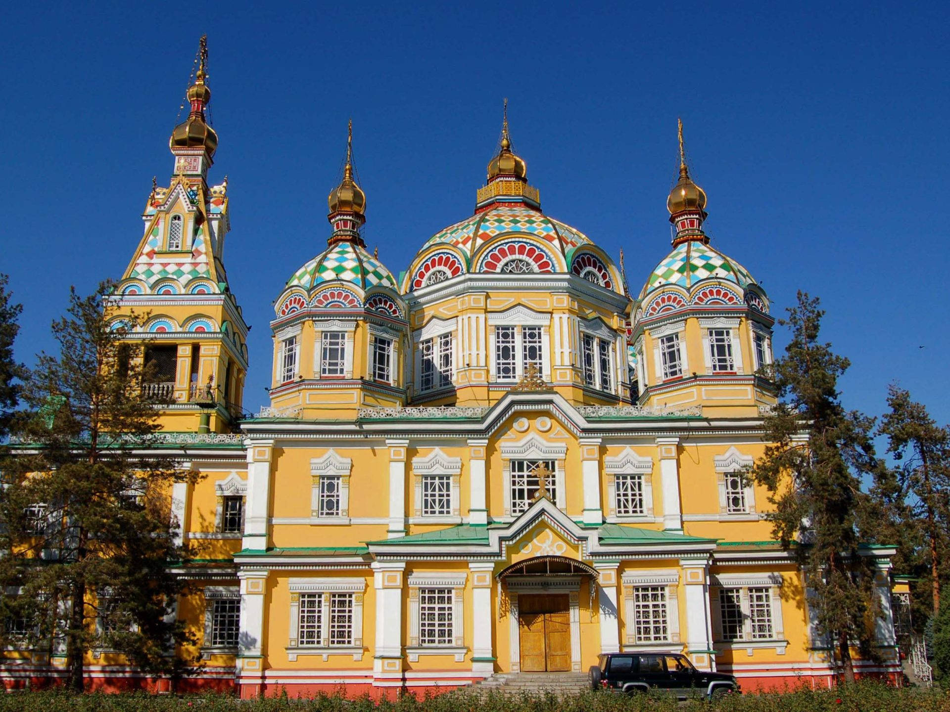 Zenkov Cathedral In Almaty Kazakhstan Picture