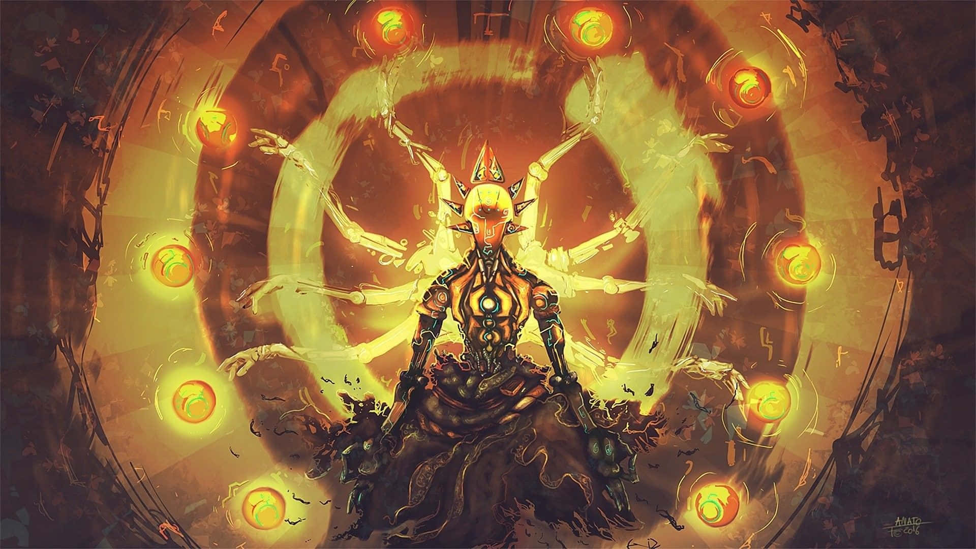 Celebrate Strength and Courage with Zenyatta Wallpaper