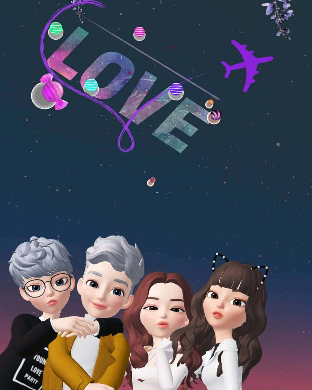 Zepeto Characters Walking in the City