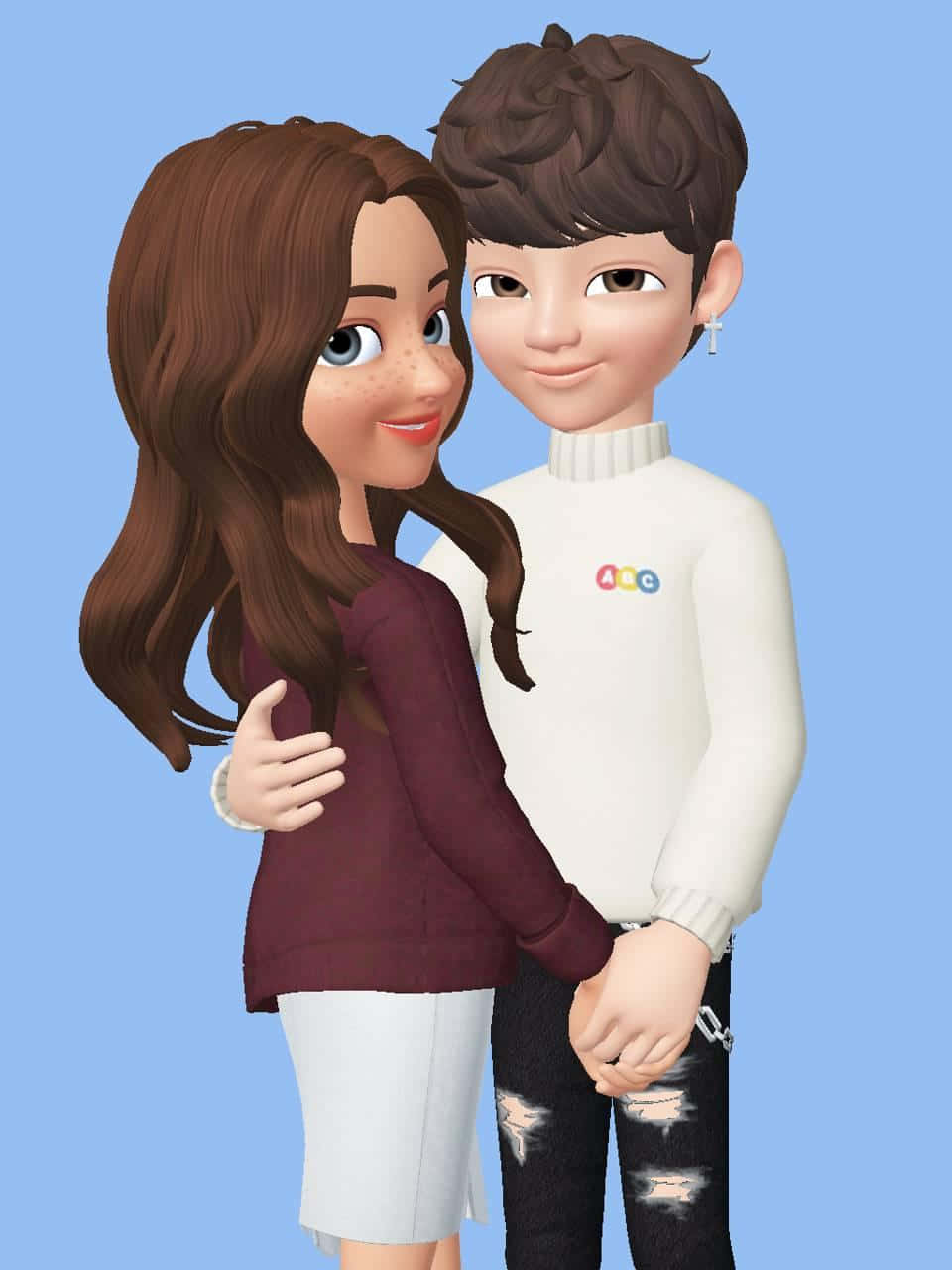 Friends united in a Zepeto world
