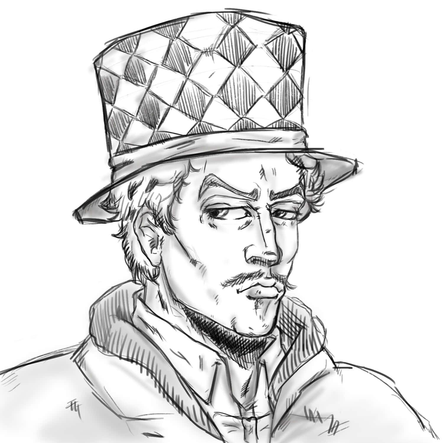 Zeppeli Personage Schets Achtergrond