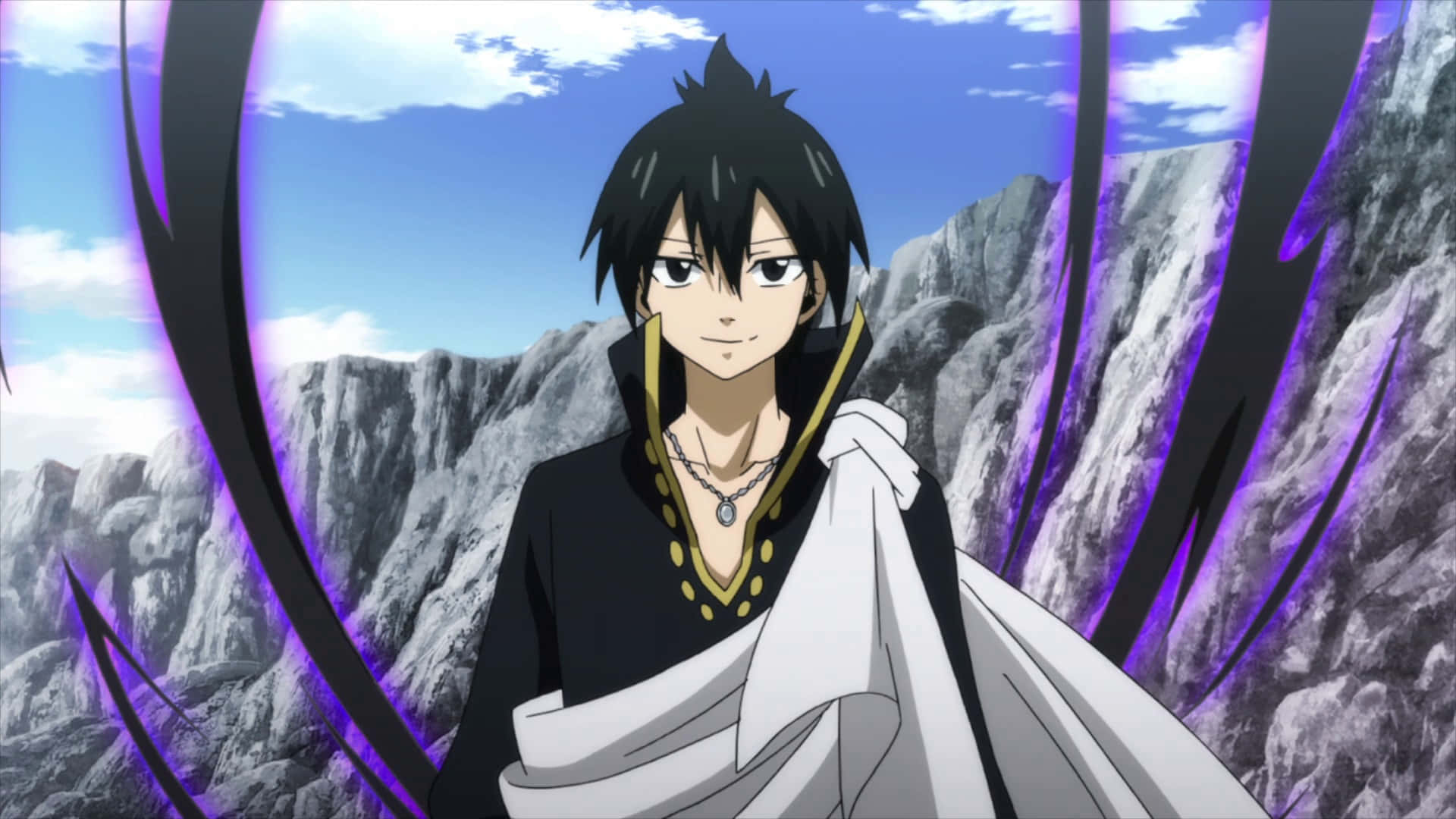 Zeref Dragneel - The Infamous Black Wizard of the Fairy Tail Universe Wallpaper