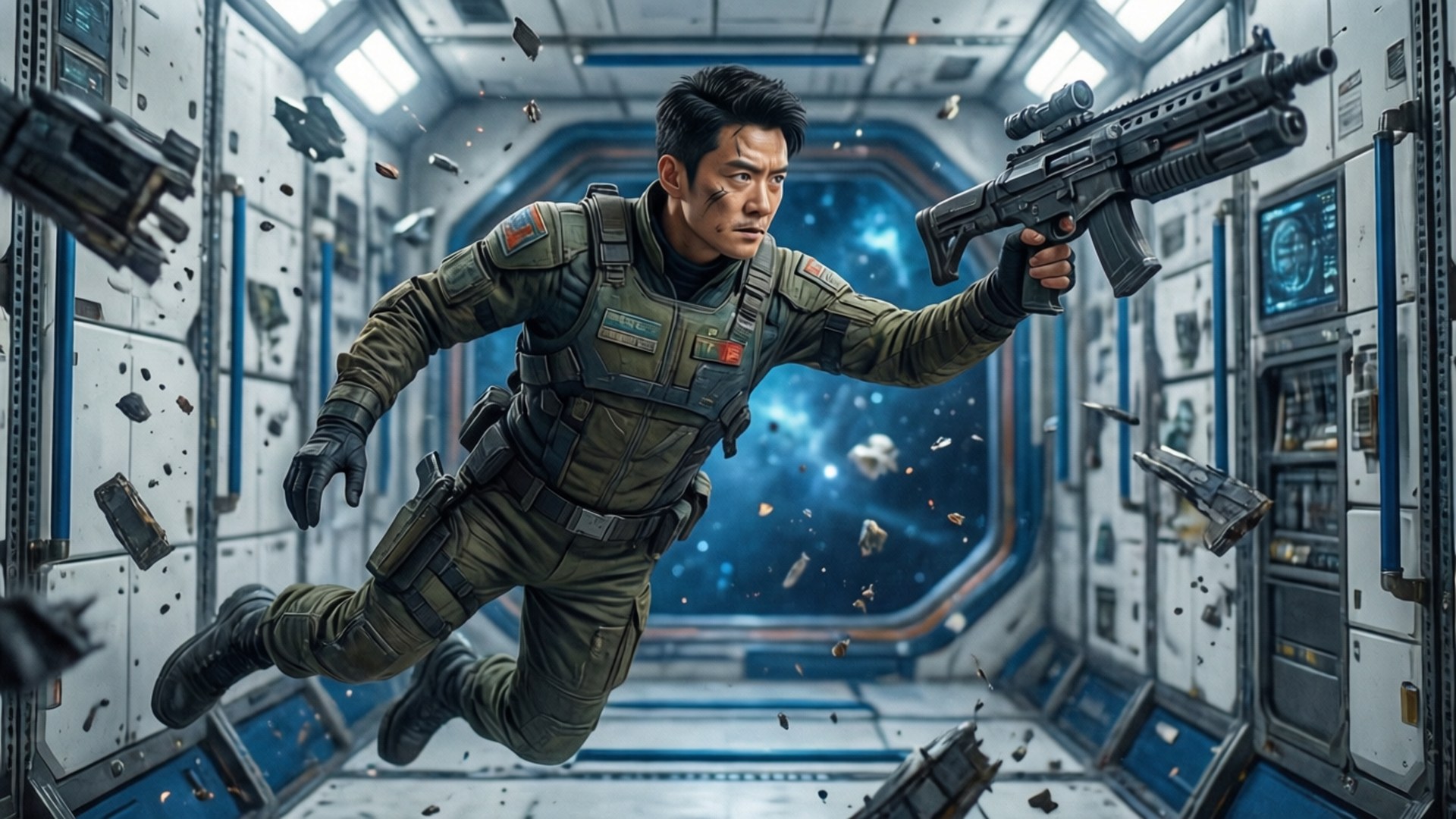 Zero-G Tactical Commander Wallpaper