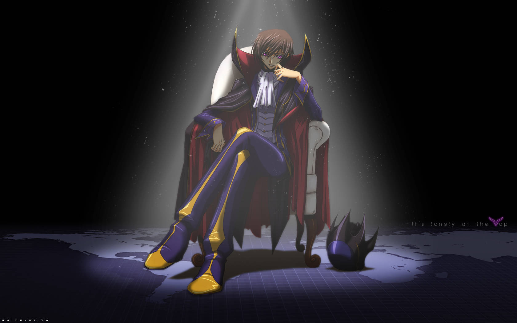 Download Cool Lelouch Zero Fan Art Wallpaper