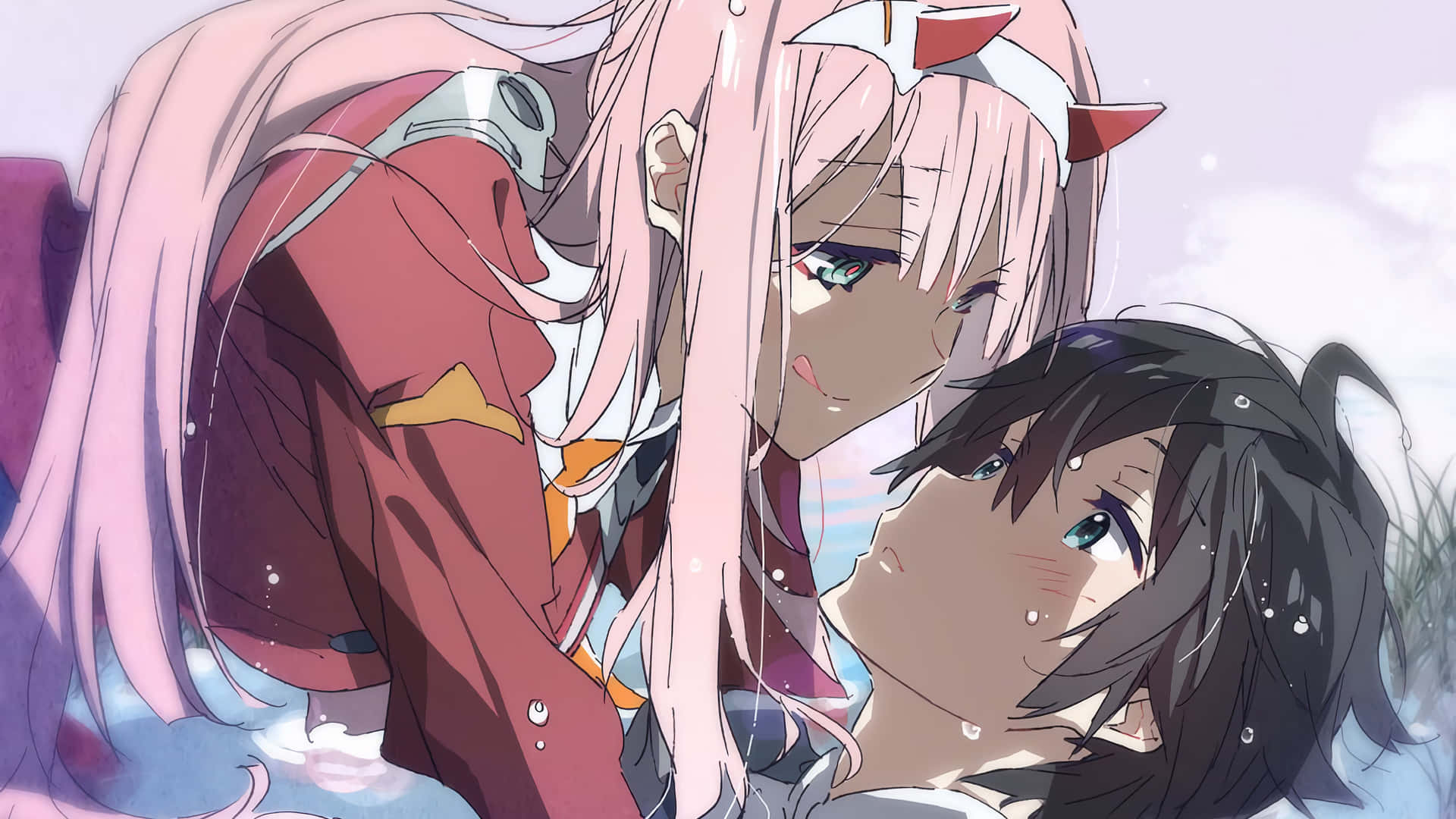 "Living life on the edge with Zero Two"