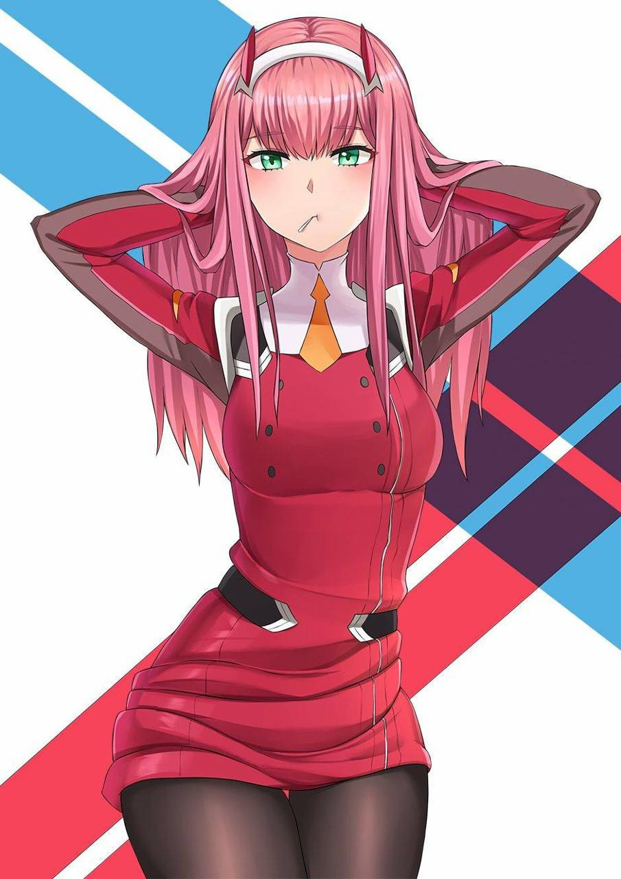 Experience lifes's twists and turns with Zero Two Wallpaper