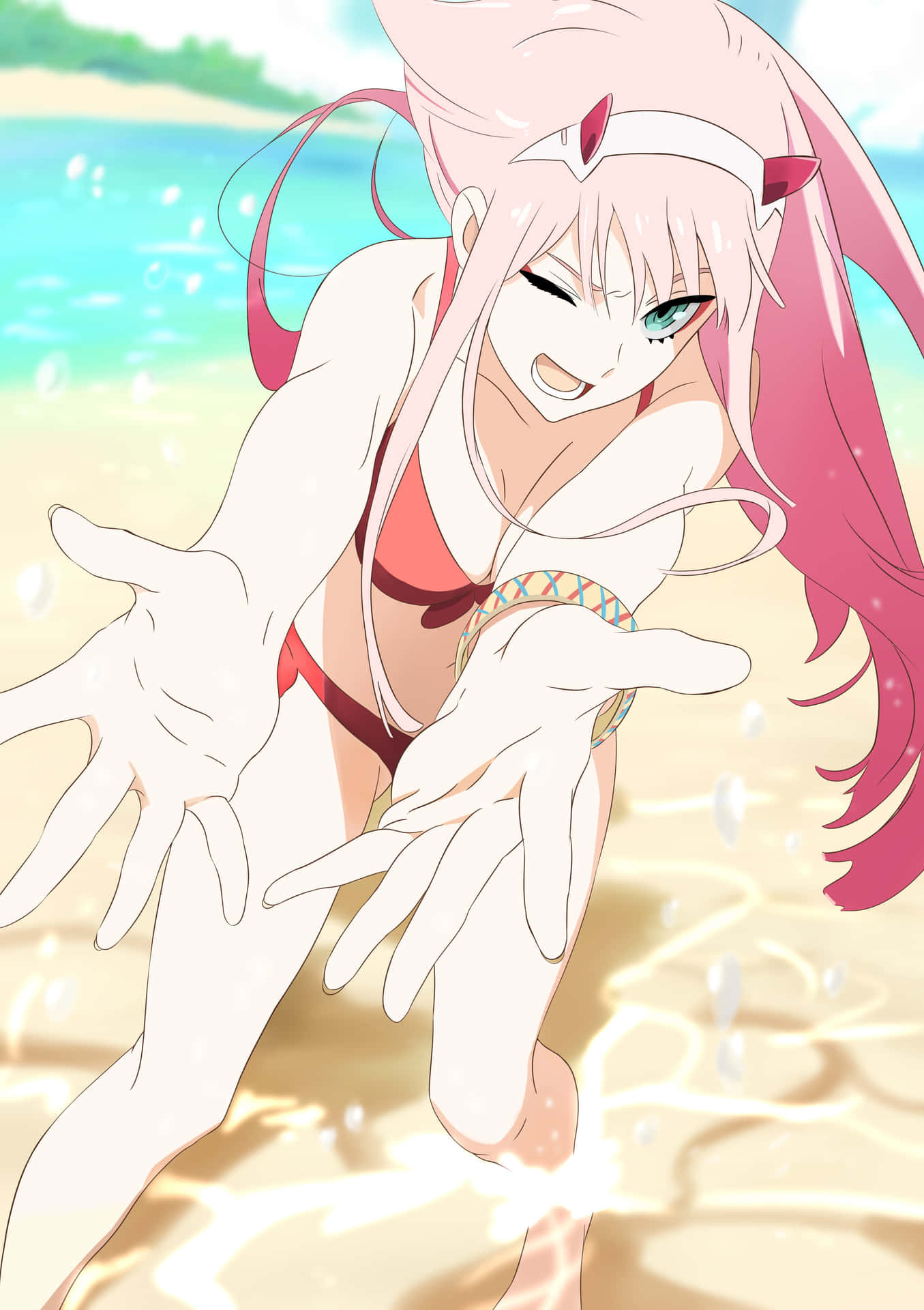Zero Two In A Swimsuit Picture