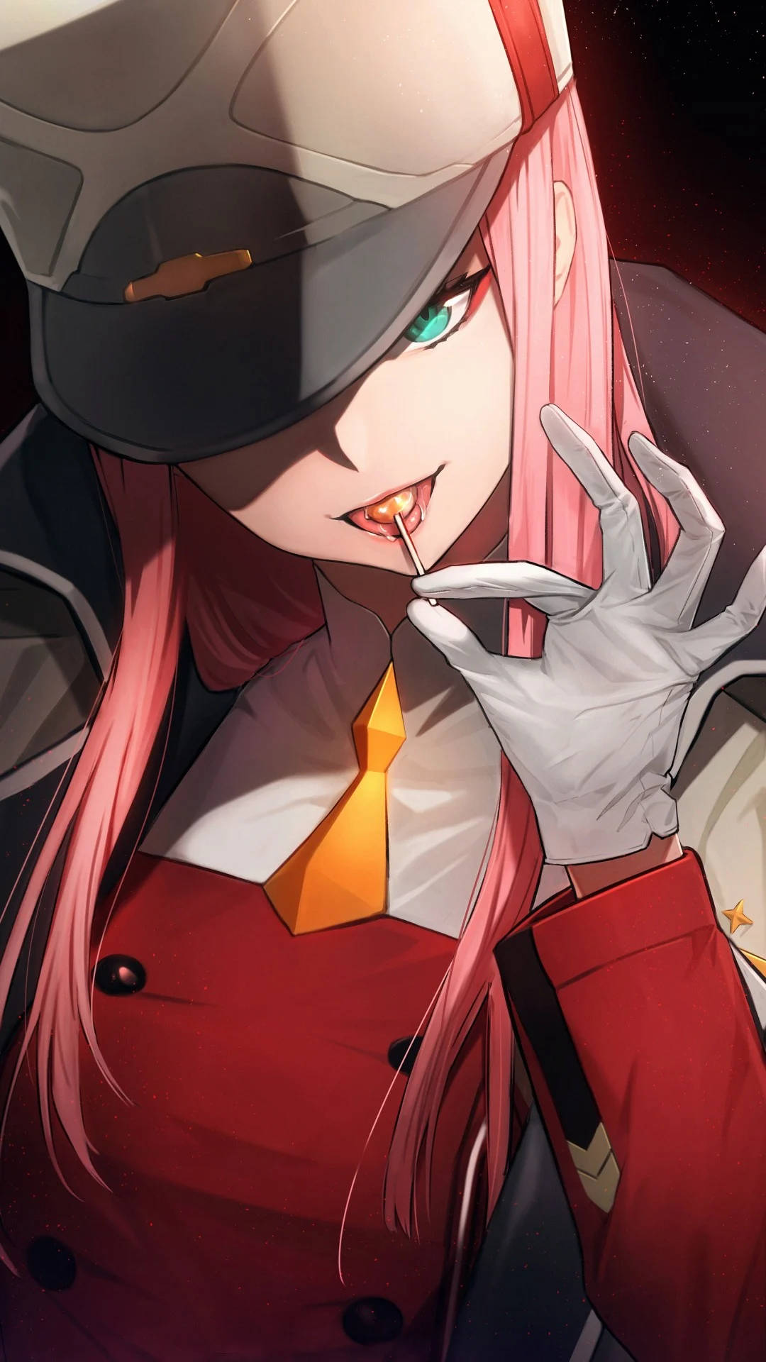 Zero Two Sipping Lollipop Phone