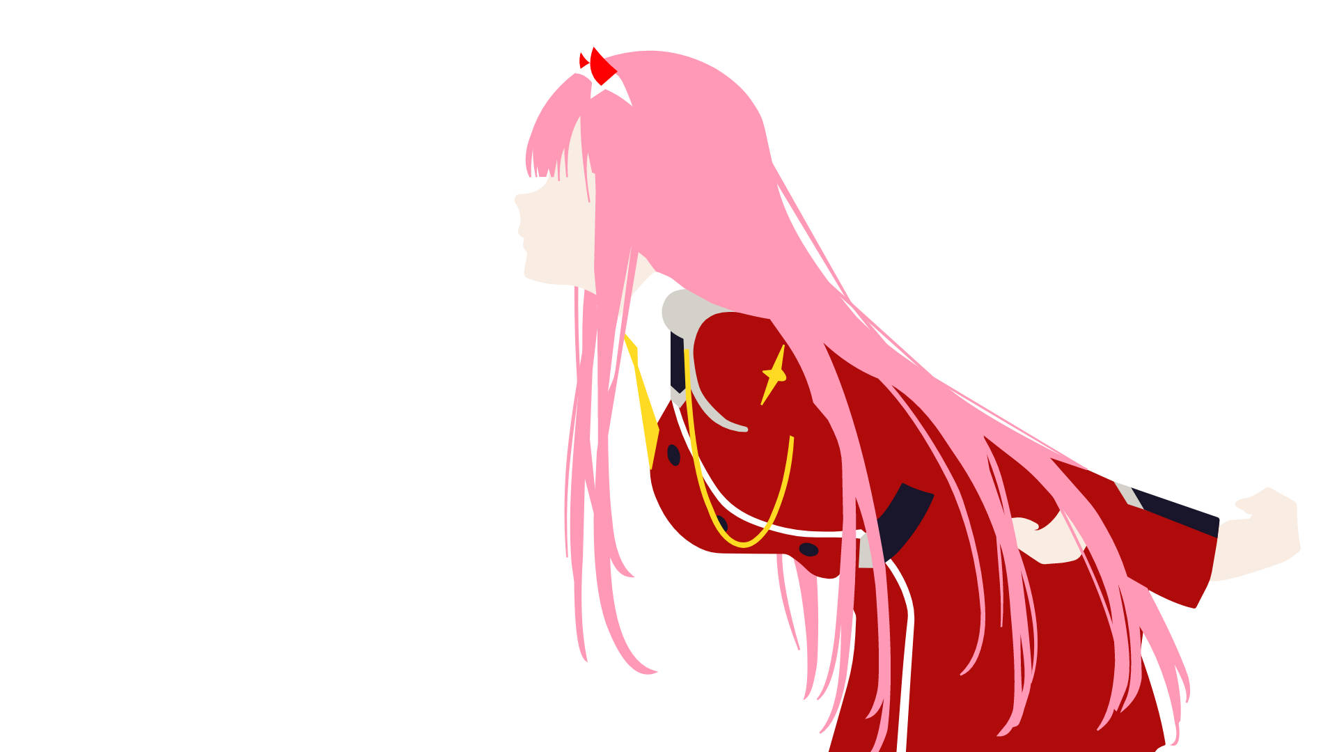 “Welcome to the world of Zero Two” Wallpaper
