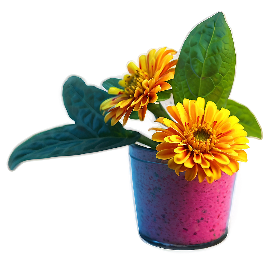 Zesty Zinnia Png Glu1 PNG