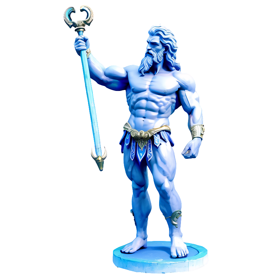 Zeus Full Body Statue Png Nds PNG