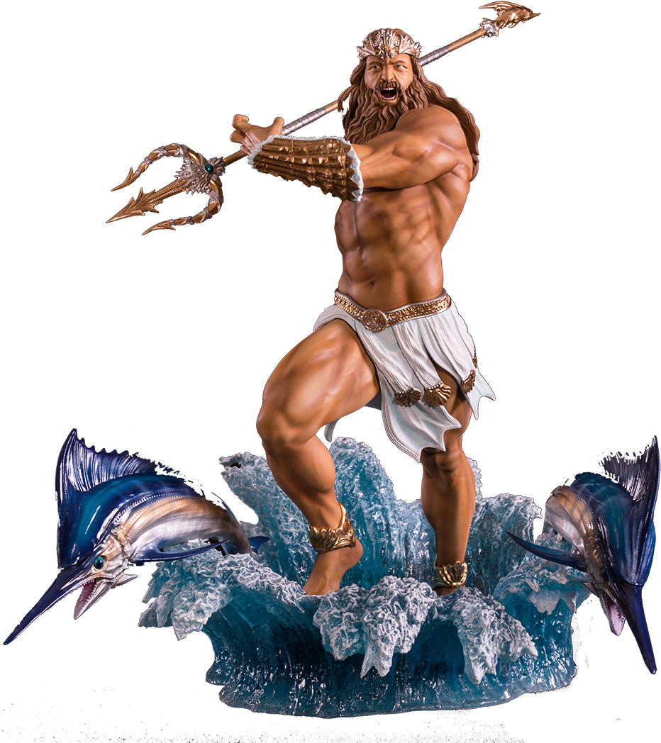 Zeus Poseidon Hybrid Mythology Art PNG