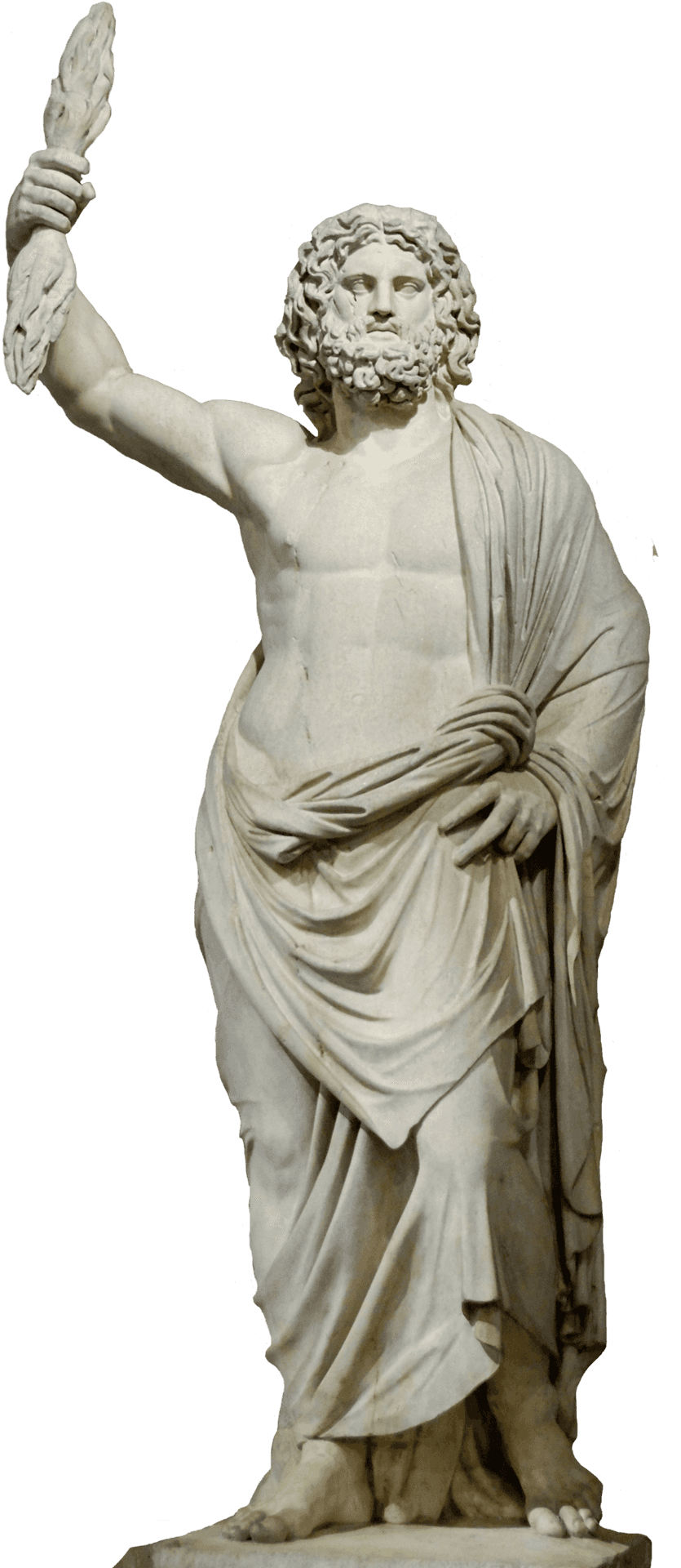 Zeus Statue Ancient Greek God PNG