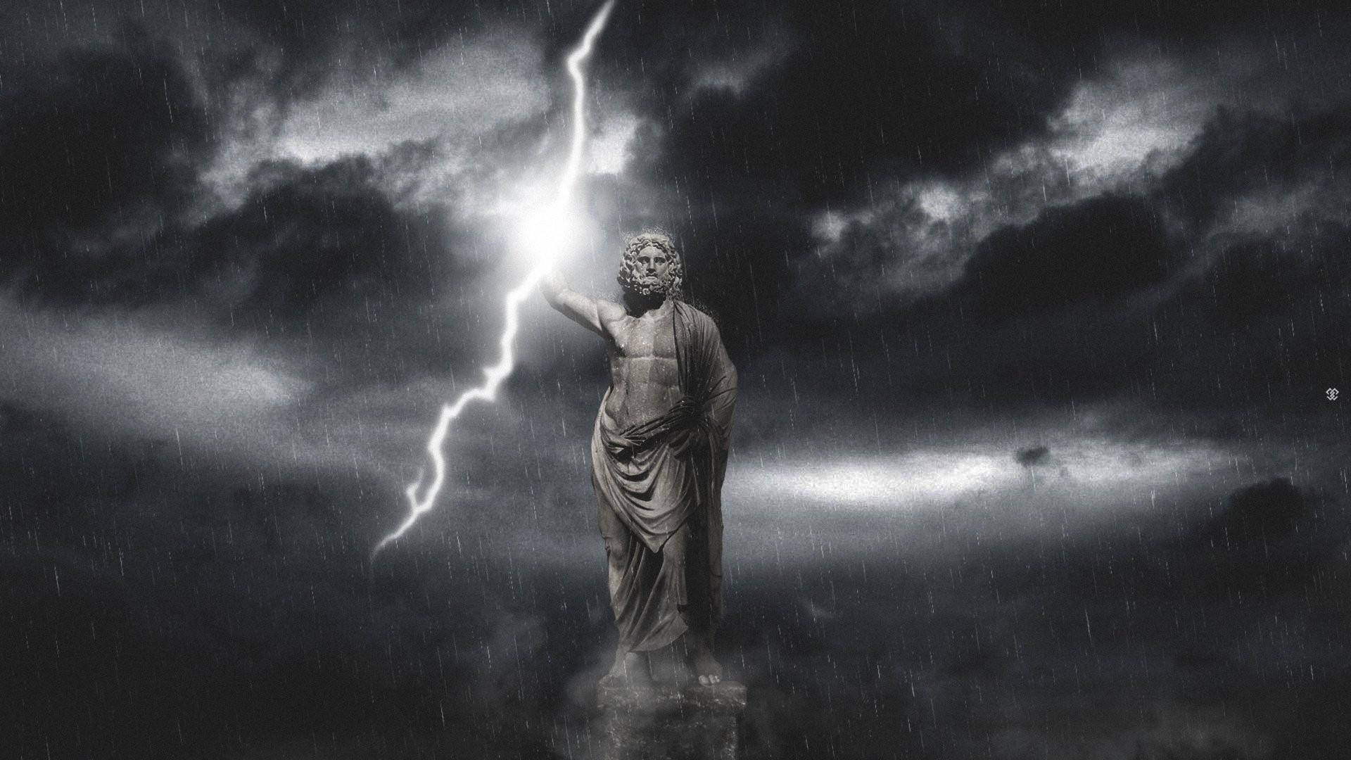 Zeus Thunderstorm Wallpaper