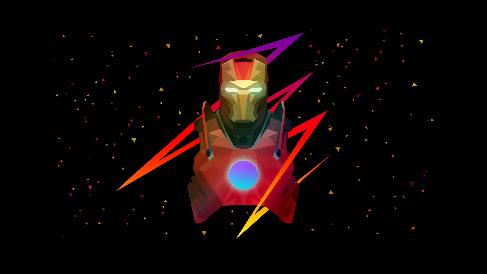 Zig Zag Iron Man Full Hd Wallpaper