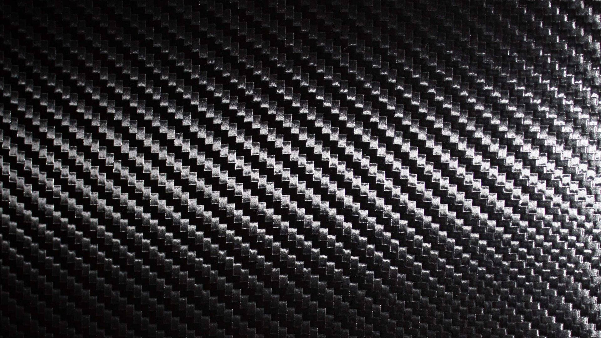 Zig-Zag Lines in Carbon Fiber Textile Wallpaper
