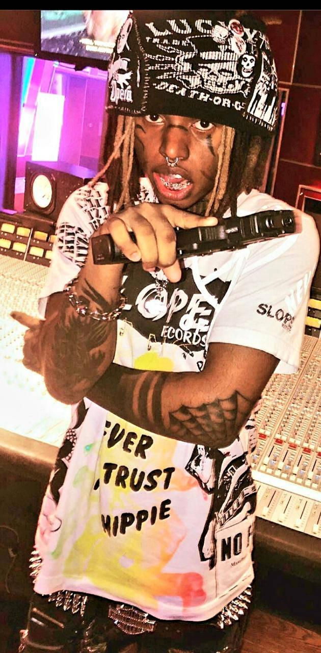 Zillakami With A Microphone Wallpaper