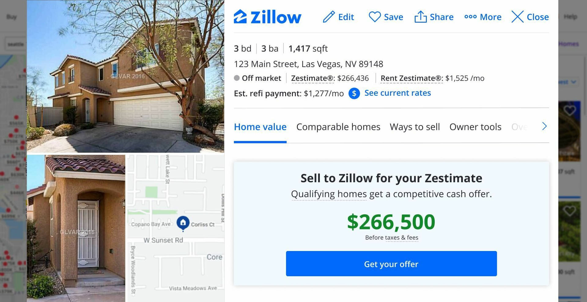 Vintage House showcased on Zillow Wallpaper