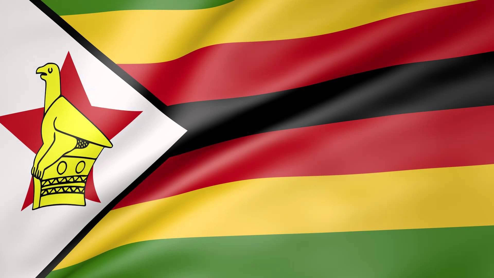 Zimbabwe's National Flag Background