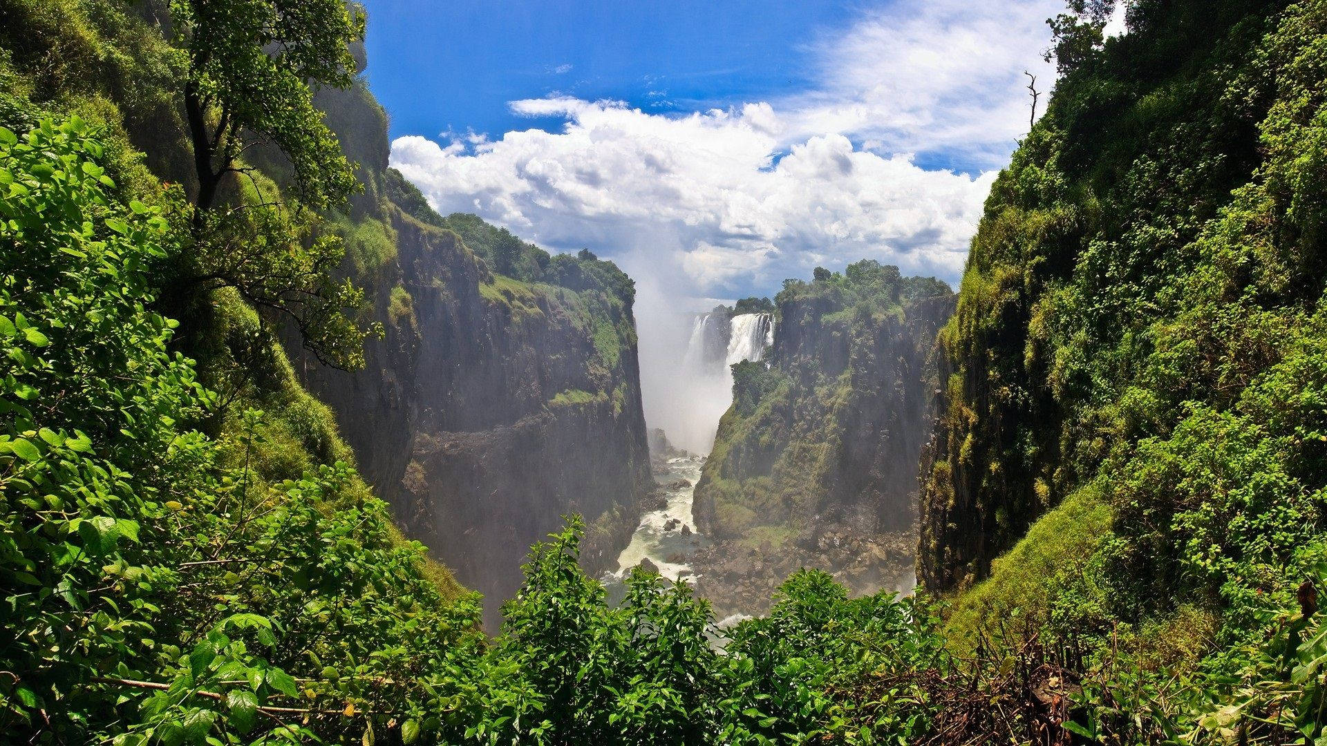 Zimbabwe Waterfall Landscape