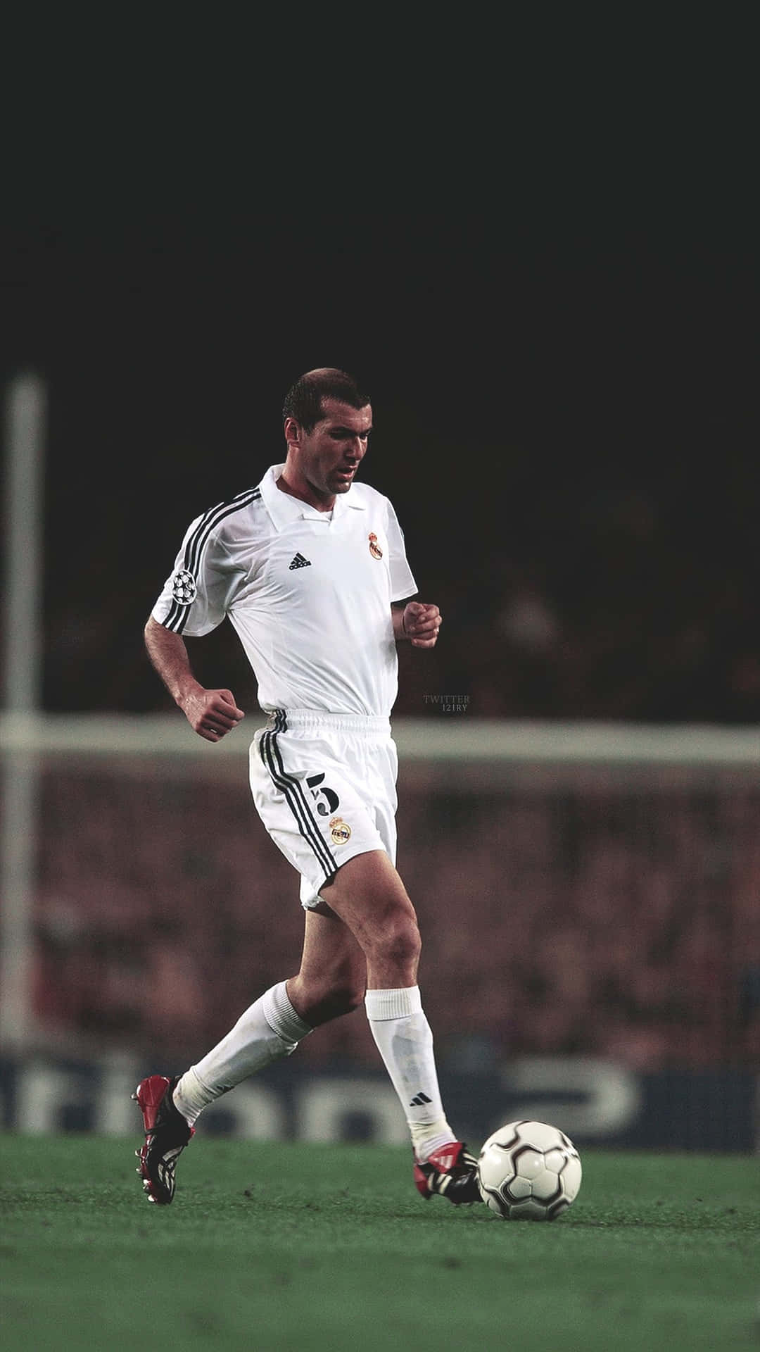 Zinedine Zidane Football Game Photography Wallpaper