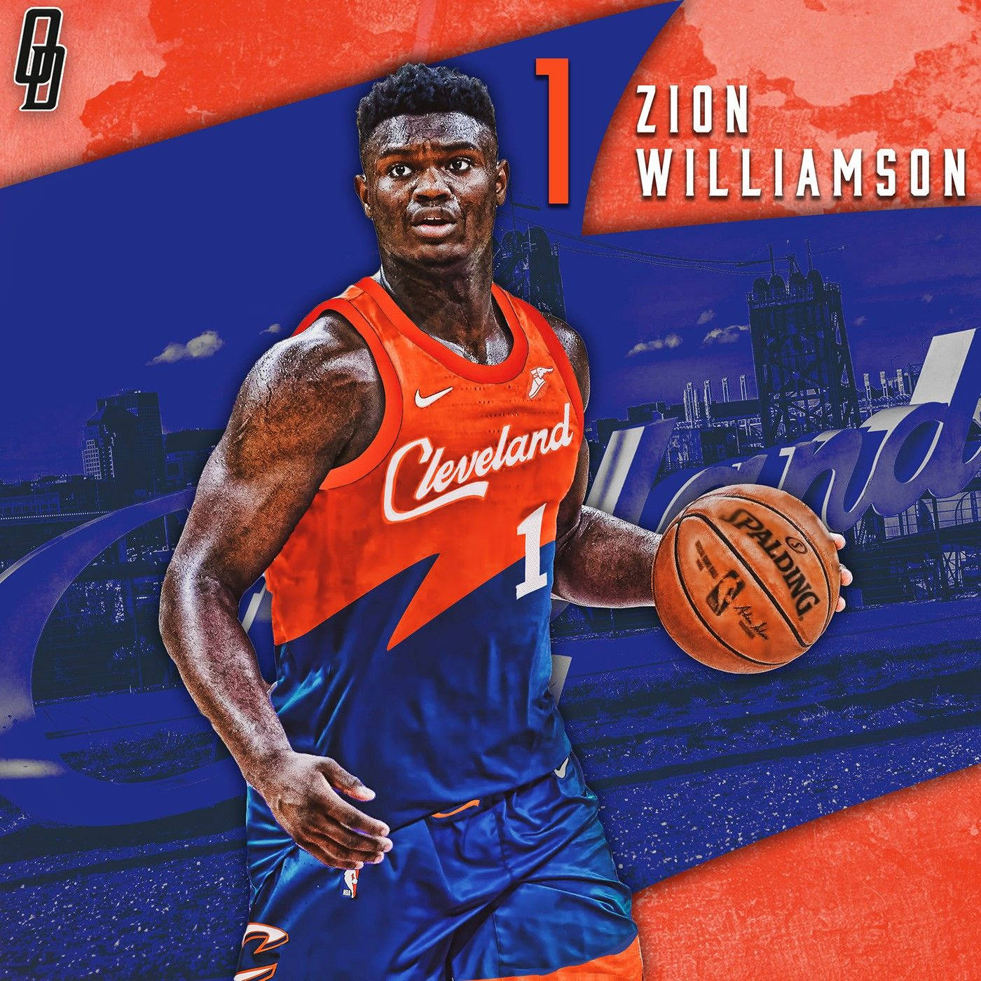 Zion Williamson Cleveland Cavaliers Wallpaper