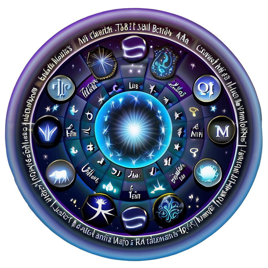 Zodiac Signs With Names Png Usp60 PNG