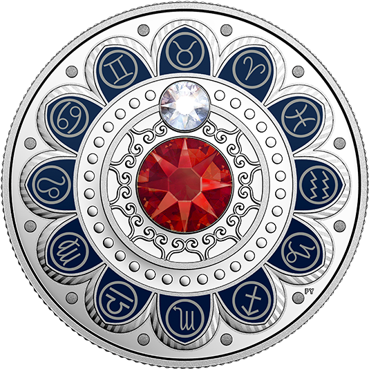 Zodiac Taurus Medallion PNG