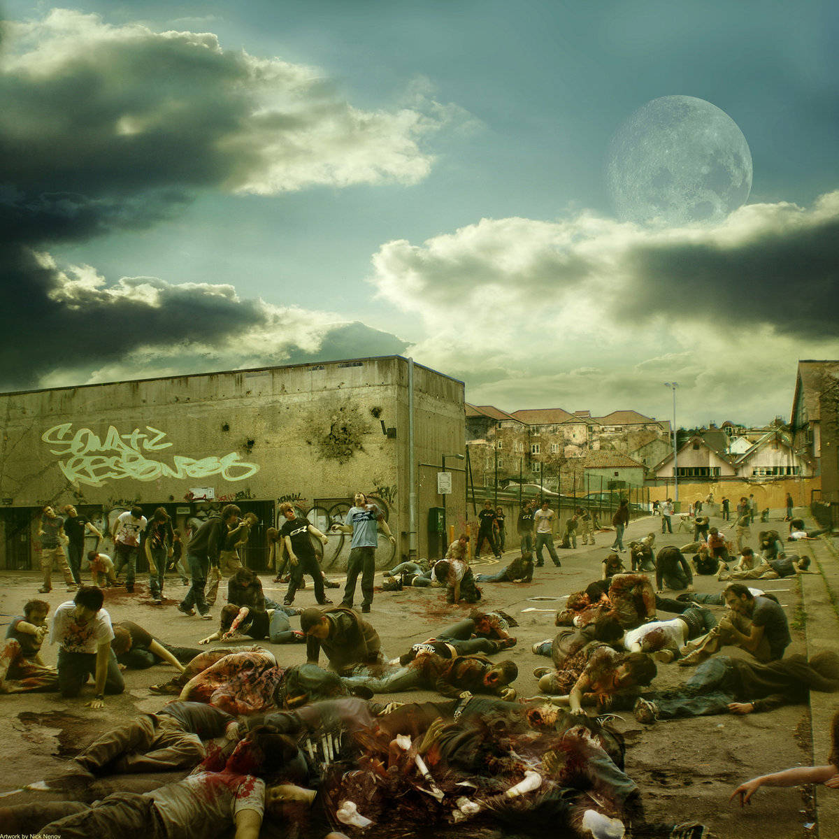 Zombie Apocalypse Scenario Wallpaper